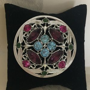 Vintage Sarah Coventry Brooch-Silver